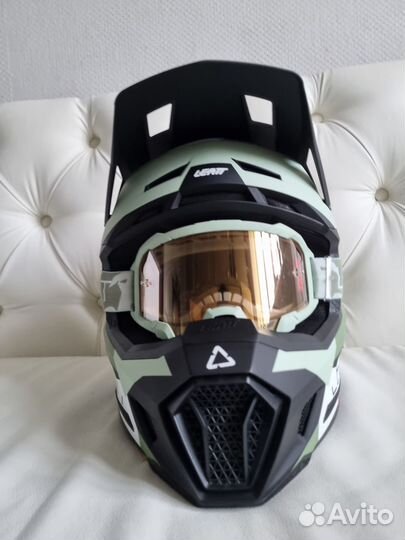 Кроссовый Шлем Leatt 7.5 Cactus Новый 2023 Green