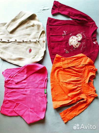 Одежда пакетом на девочку 74 80 86