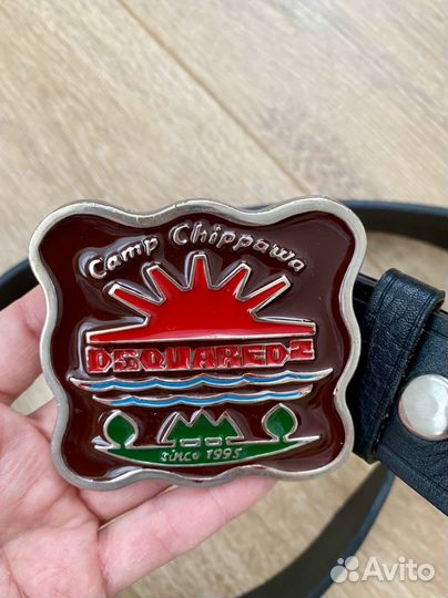 Ремень мужской кожаный dsquared2 оригинал