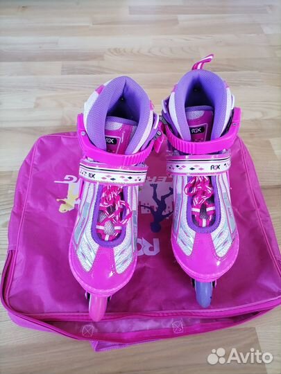 Коньки роликовые rgx раздвижные 31 - 34