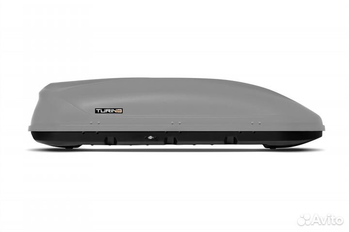 Автобокс на крышу автомобиля Turino Medium серый