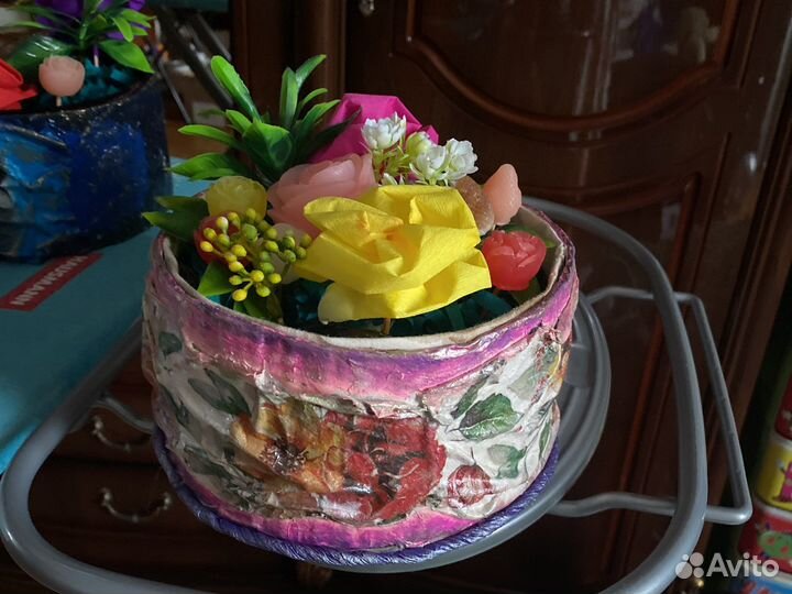 Корзина с цветами