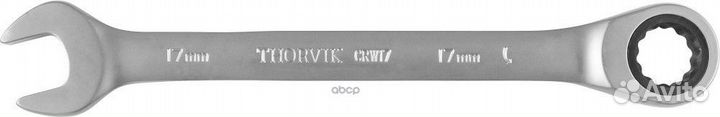 Ключ гаечный комбинированный трещоточный, 17 мм