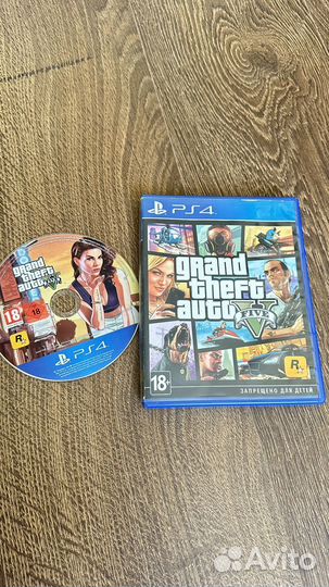 Диски для ps4 игра gta5