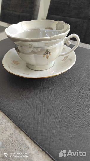 Кружка с блюдцем