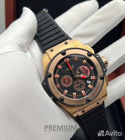 Брутальные мужские часы Hublot