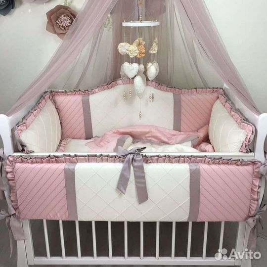 Подушки-бортики в кроватку