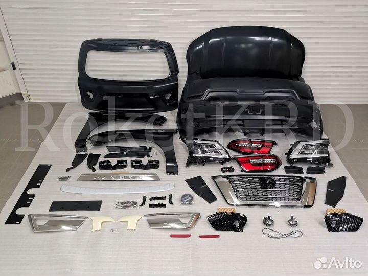 Nissan Patrol y62 комплект рестайлинга 2020