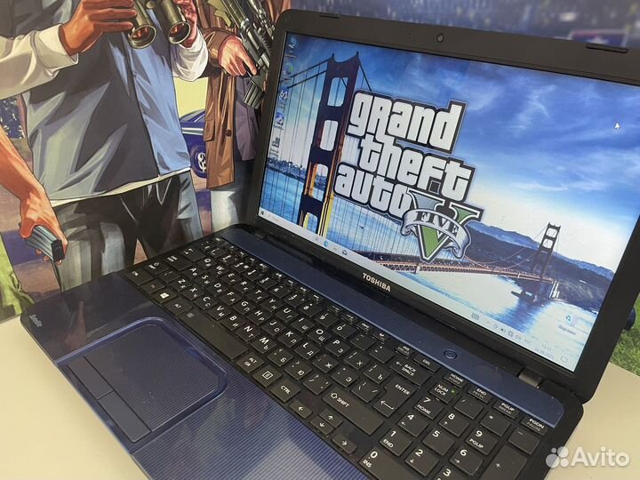Шустрый ноутбук Toshiba 4gb/SSD/intel
