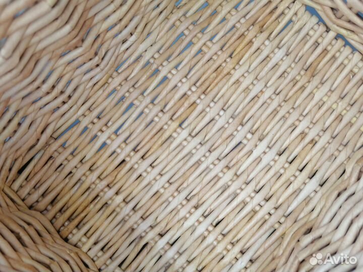 Корзина плетеная из бумажной лозы(органайзер)