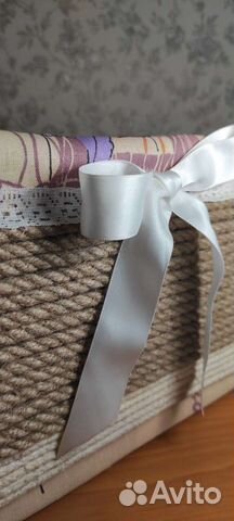 Корзинка из джута