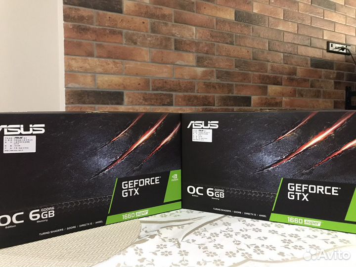 Видеокарты Asus Geforce Gtx 1660 super