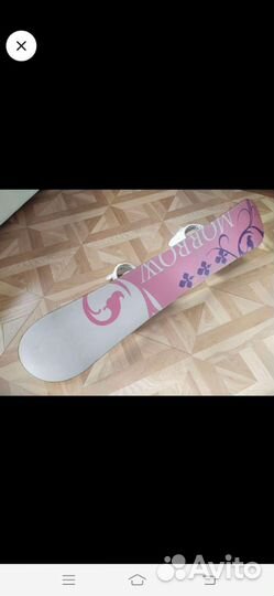 Сноуборд и ботинки 40 размер