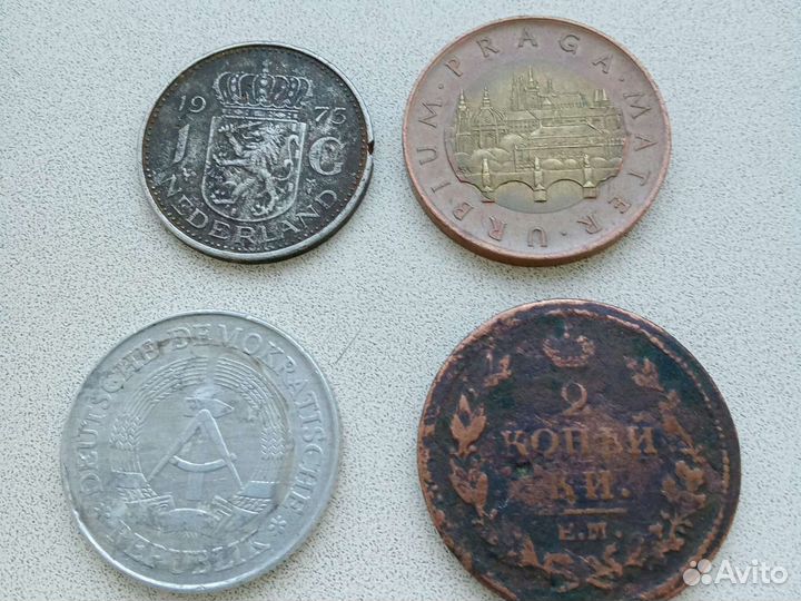 Монеты разные