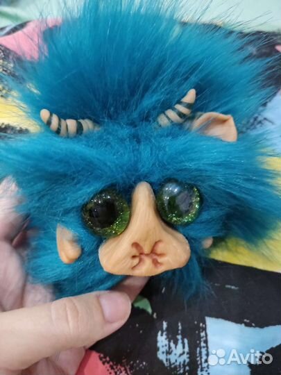 Игрушка из полимерной глины и меха