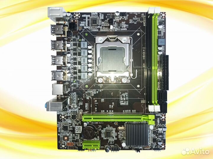 Комплект X79 LGA1356 + 2440v2 + 16гб DDR3