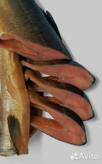 Рыба холодного копчения(форель, горбуша и др.)