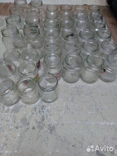 Стеклянные банки, цена за все
