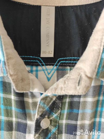 Рубашка на мальчика рост 146-152