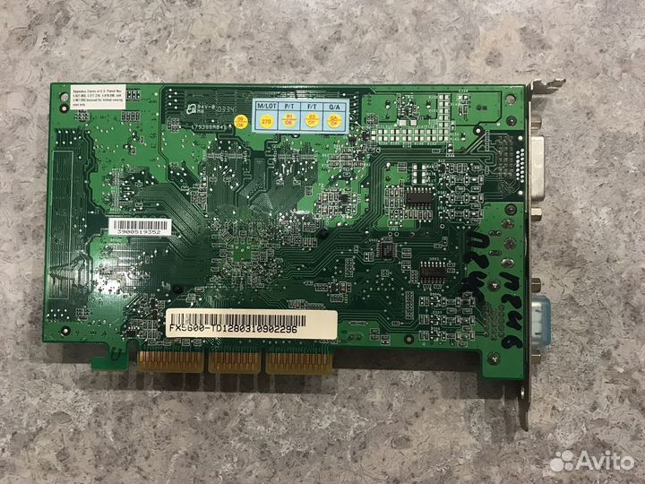 Видеокарта MSI fx5600 128mb