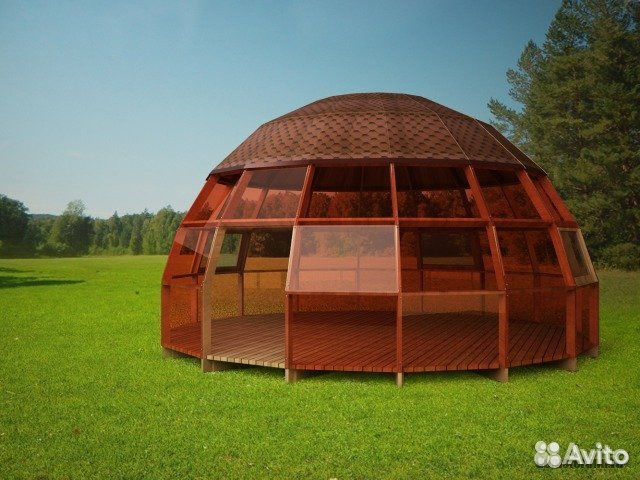 Купольные беседки проекты и цены под ключ