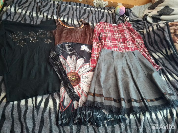 Огромный пакет женской одежды