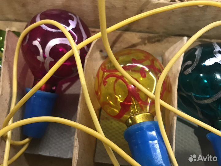 Электро гирлянда СССР винтаж
