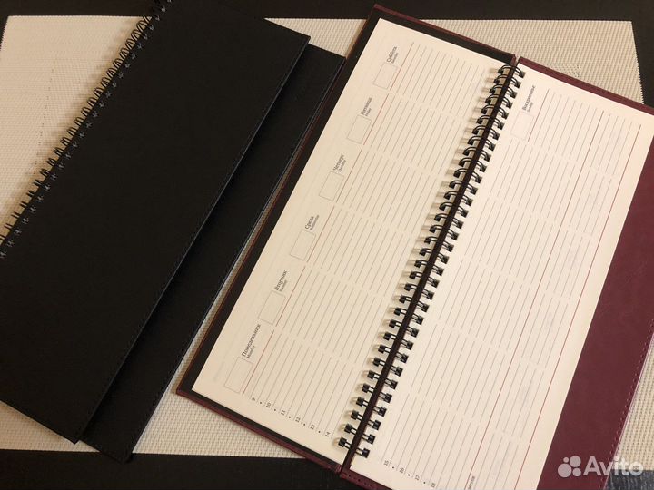 Блокноты ежедневники еженедельники