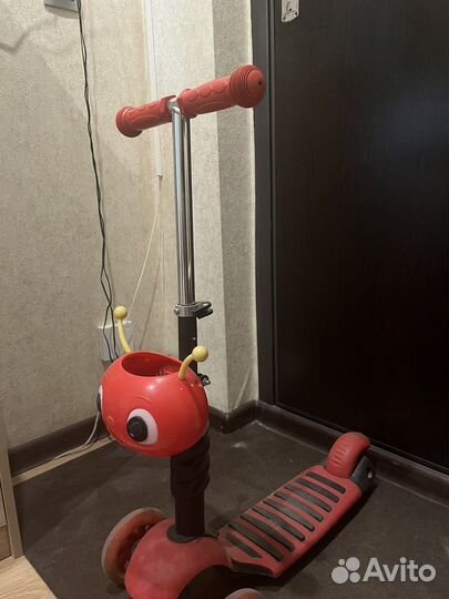 Самокат детский трехколесный бу