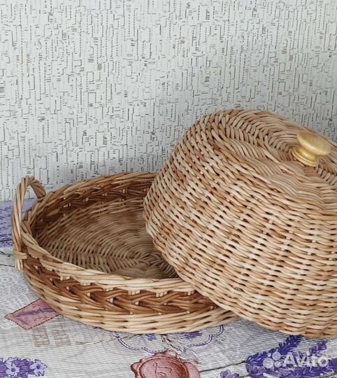 Хлебница плетеная