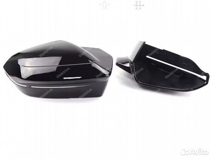 Крышки зеркал BMW 5 G60 G61 M5 G90 черные