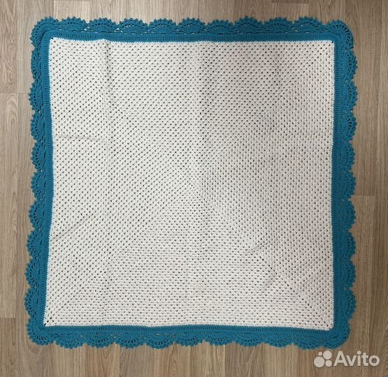 Плед вязаный крючком ручная работа