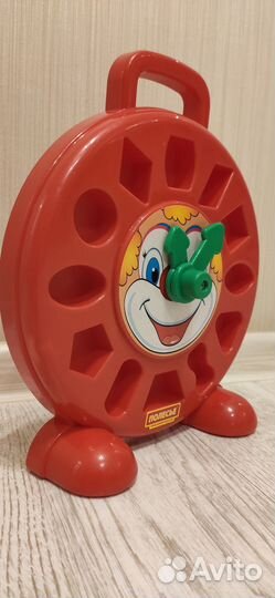 Развивающие игрушки часы Полесье клоун