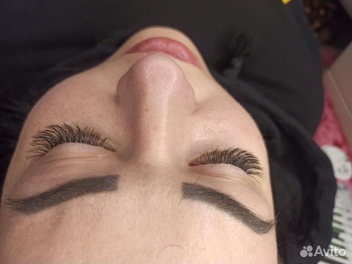 Наращивание ресниц на дому