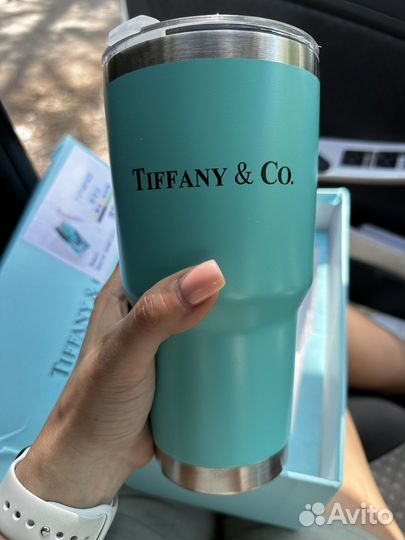 Кружка термос Tiffany автомобильная новая