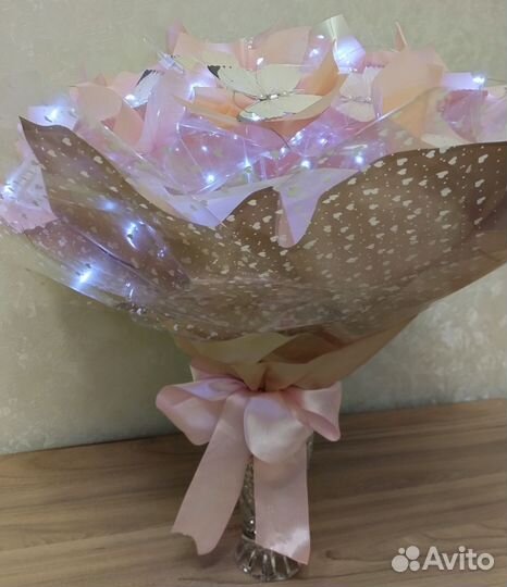 Букет из бабочек светящийся в наличии