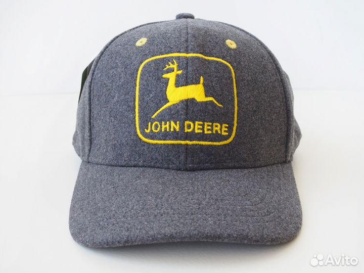 Кепка бейсболка теплая John Deere новая