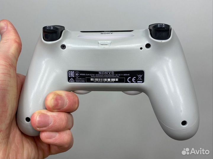 Новый джойстик ps4 белый