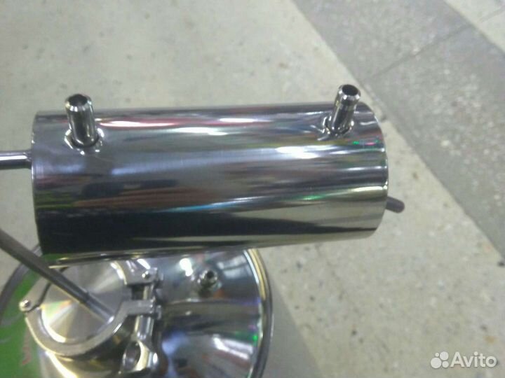 Самогонный аппарат 12л на 2,5 дюймовом клампе