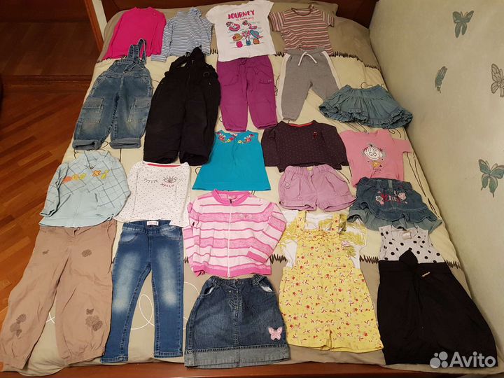 Одежда для девочки пакетом на 3-4 года