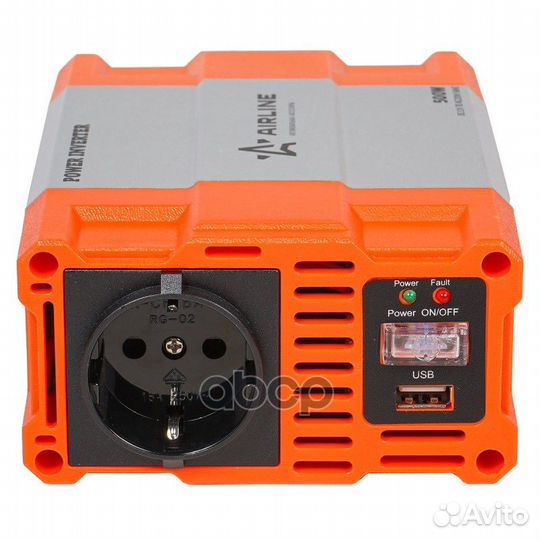 Инвертор 12В-220В 500 Вт (API-400-03) api-400