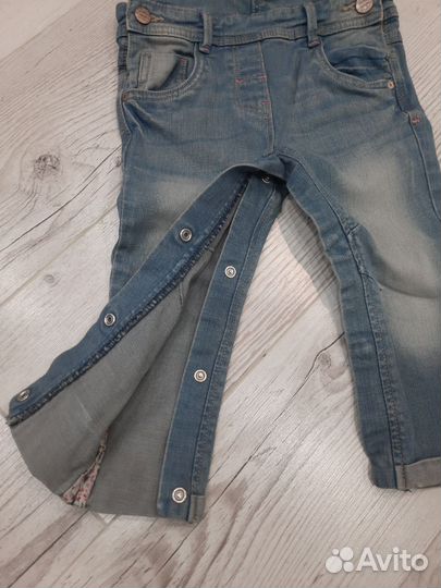 Джинсовый комбинезон для девочки