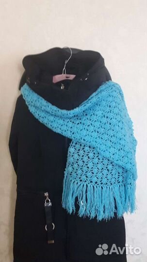 Палантины, шарфы, шаль ручная вязка