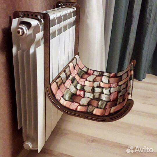 Лежанка-гамак для больших котиков, регулируемый