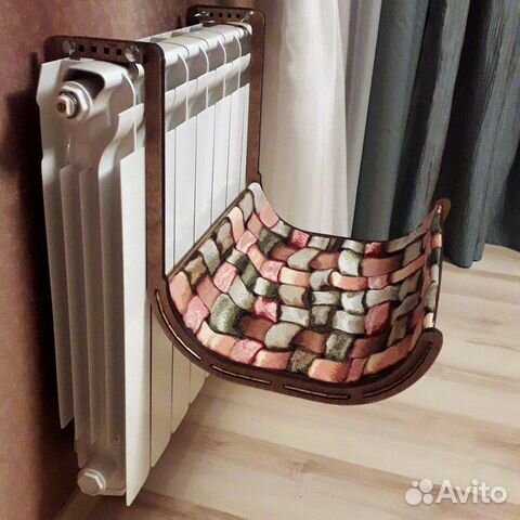 Лежанка-гамак для больших котиков, регулируемый