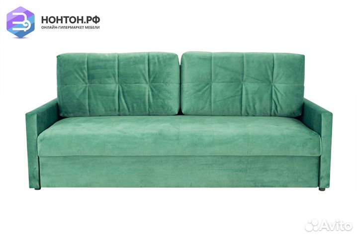 Диван еврокнижка Норд зеленый