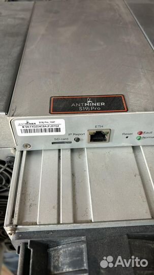 Antminer s19j pro 104th (текстолит)