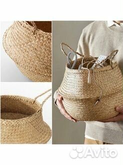 Корзина плетеная IKEA