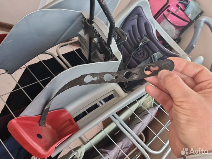 Велокресло заднее детское Bellelli