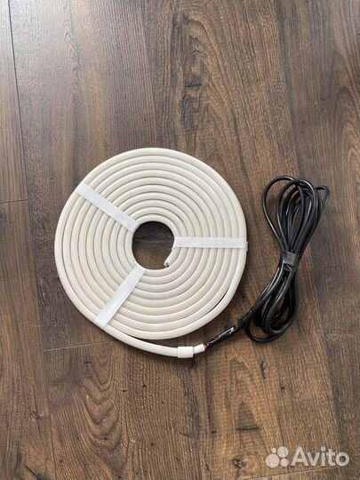 Лед лента гибкий неон 12в уличная красная